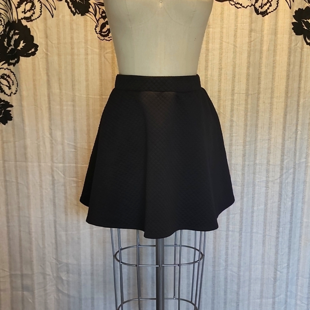 Quilted circle skirt